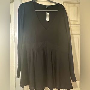 Torrid babydoll blouse long sleeve 1x